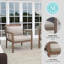 Chaises d'appoint de patio toutes saisons avec siège et coussins lombaires Martha Stewart Bedford-109713870-109713871