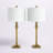 Augrave 28" Modern Metal Table Lamp USB Port Soft Lighting for Bedroom Living Room-1690626283
