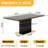 5-Piece Glass Top Dining Table Sets-1447515040-1447515041-1447515054