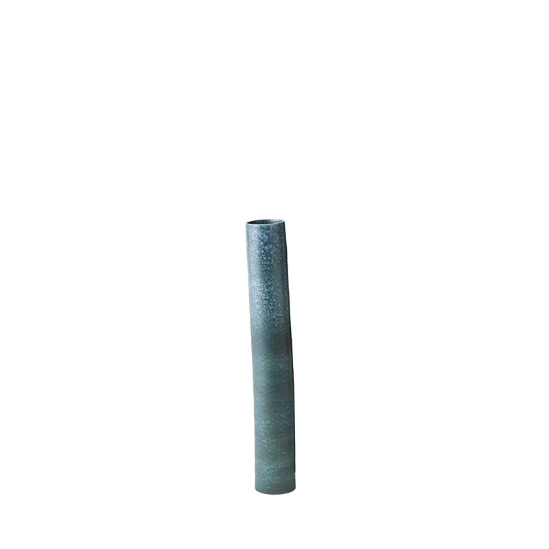 Vase de table en porcelaine fait à la main Teeter, H 18 po x l 2,5 po x P 2,5 po