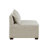 Molly 30'' W Upholstered Modular Armless Chair, Ivory-1375191802