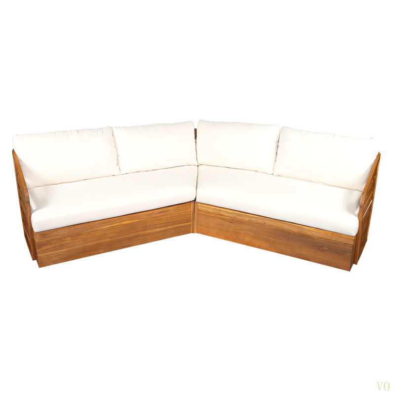 Royal Acacia Patio V Sofa Setctional Set