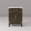 Meuble-lavabo simple en chêne brun 24 po X P 18 po D, dessus en acrylique et robinet-117980366