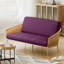 Housse pour canapé-lit réversible en tissu de polyester réversible avec fermeture à glissière 3 côtés-96484493-87758523
