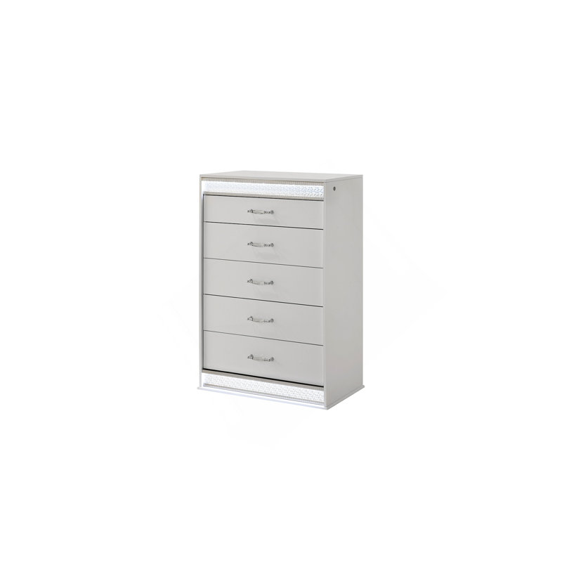 Commode 5 tiroirs Glam