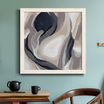 Stone Ripple II - Toile encadrée de qualité supérieure - prête à être accrochée
