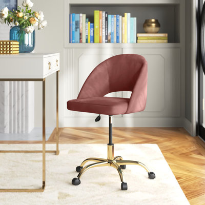 Romulus Velvet Task Chair