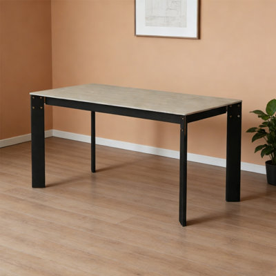 Table rectangulaire en bois de hêtre durable