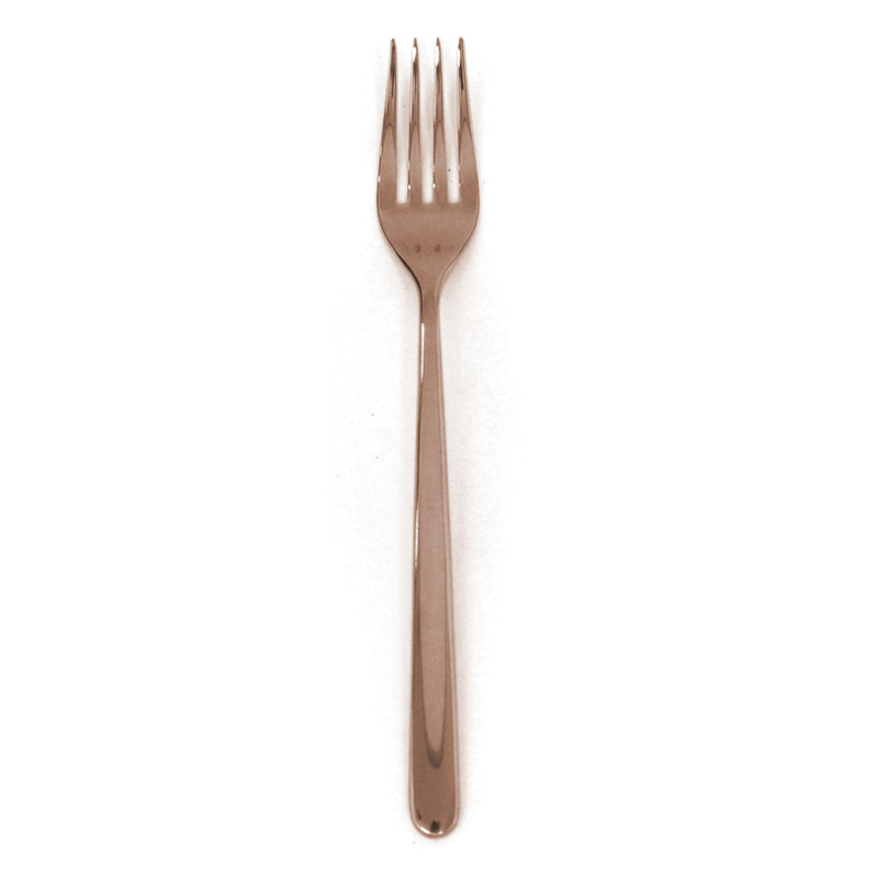 Fourchette à dessert Linea - 12 pièces, Bronzo