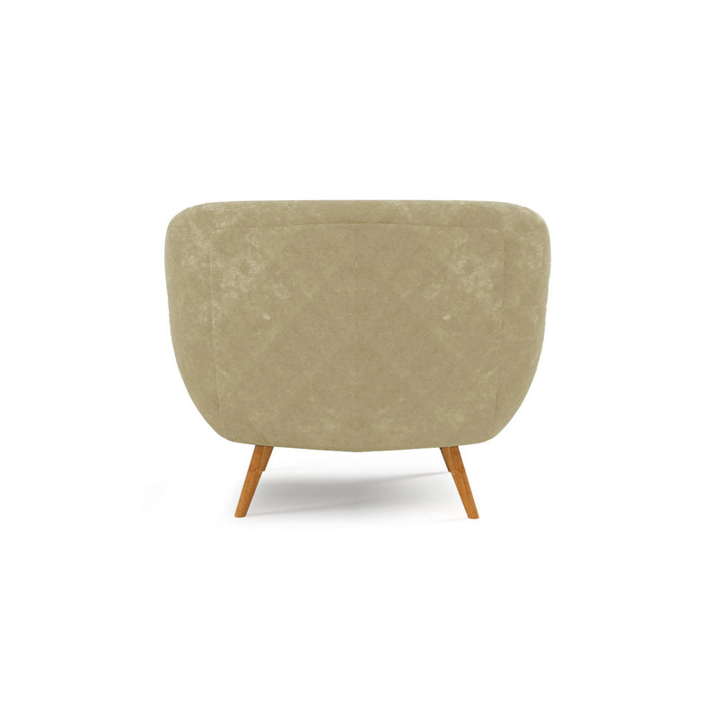 Jefferson Upholstered Armchair, Beige