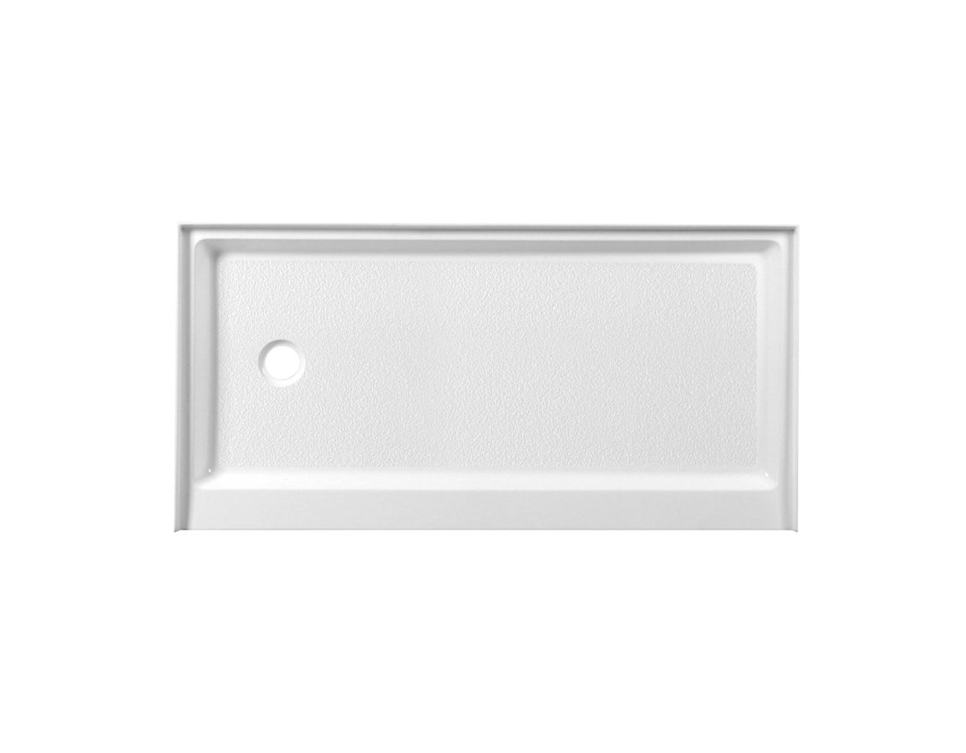 Laredo 60'' W 30'' D Rectangular Single Shower Base Elegant Home Living Drain