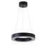 Lustre halo 1 lumière DEL noir mat-413328928