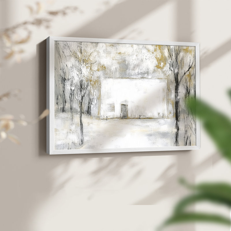 Chirstmas Art-CCLXXII -Framed Print - Restickable, H 8 po x l 10 po, Blanc