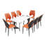 Table de salle à manger rectangulaire luxueuse avec huit chaises pour différents espaces-1175998187-1175998181