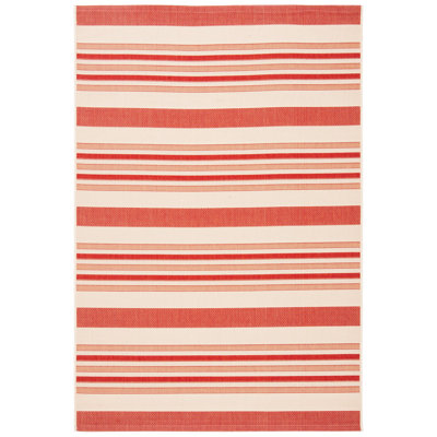 Herefordshire Performance Striped Indoor/Outdoor Area Rug