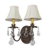 Crystal 2 - Light Candle Wall Light