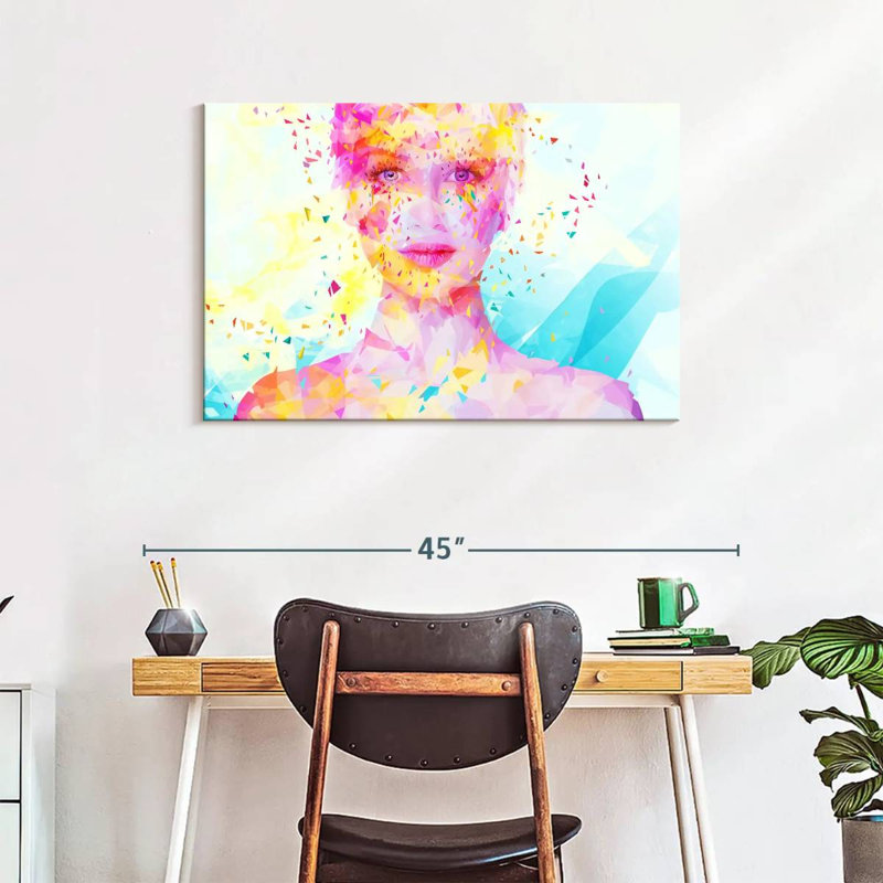 Leisha Turquoise, 24" H x 36" W