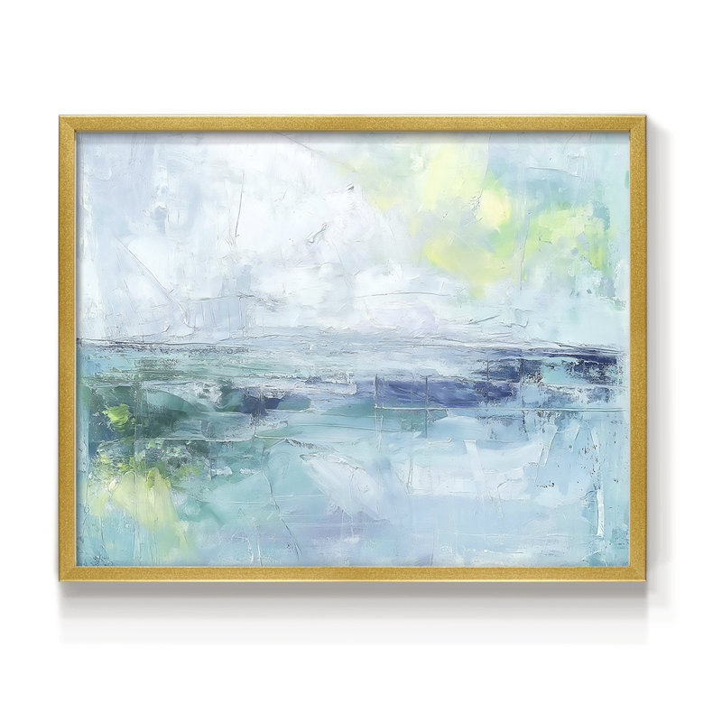 Abstract Series-LXX -Framed Print - Restickable, 22" H x 28" W