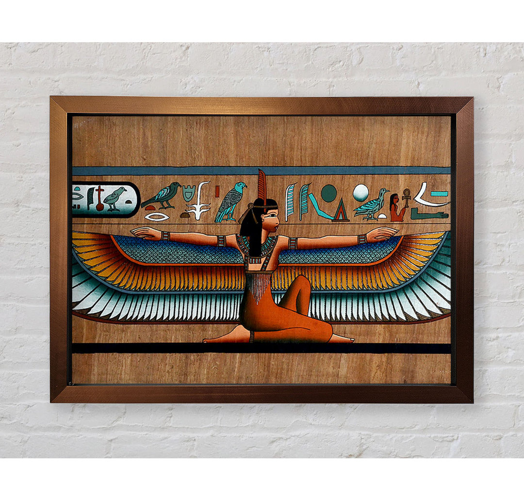 Egyptian Wings 1 Gerahmter Druck