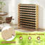 Solid Wood Standard Wine Bottle Rack Yellow