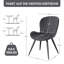 Upholstered Dining Chairs in Scandinavian Style-900795948-881564660