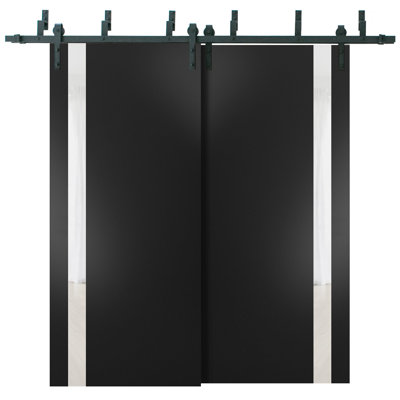 Portes coulissantes planum en verre givré Planum