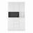 74" Kitchen Pantry Cabinet with Charging Station, Freestanding Buffet Cupboards Sideboard with Drawer, Modern Pantry Cabinet with Microwave Stand-1142238763