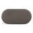 Suraya Dark Umber Concrete Rounded Coffee Table-1318567195