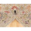 Noué à la main New Age beige/rouge/brun de conception unique 6 pi 1 po x 9 pi Tapis décoratif