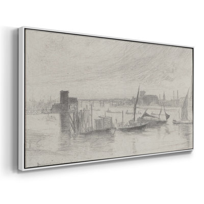 Série nautique-CCVVIV- Toile tendue avec châssis tendue, prête à être accrochée