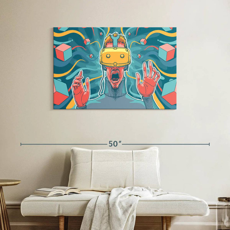 Senne Video Game, 26" H x 39" W