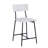Badin Wood And Metal Modern Counter Stool