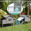 Mobile chicken coop w/ wheels, nest box, leakproof tray & uv-resistant roof "(78 chars)-681331458