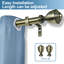 Tringle à rideaux simple réglable 1 po Adeline-17228679-17228675