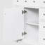 Meuble-lavabo 36 po sans lavabo, base d'armoire seulement, une armoire et six tiroirs, gris-100853125