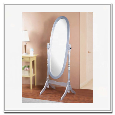 Wood Floor Mirror