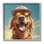 «Happy Sunlit Dog», art de la giclée encadrée par Jim Baldwin