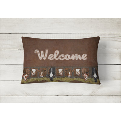 Outdoor Reversible Throw Pillow