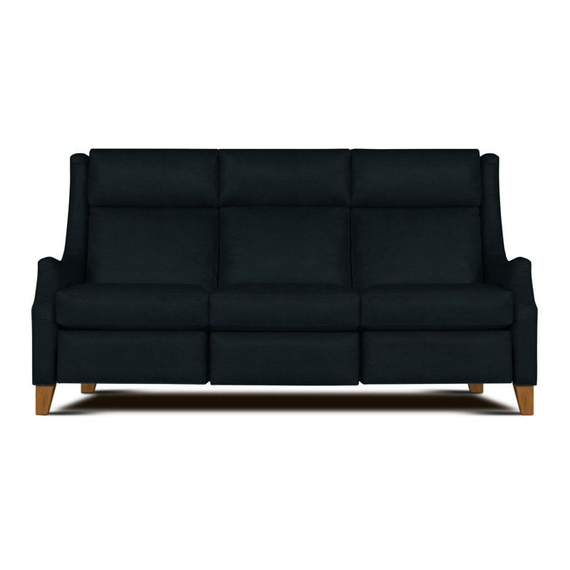 Talisman Reclining Sofa, Sapphire Amadeus Genuine Leather