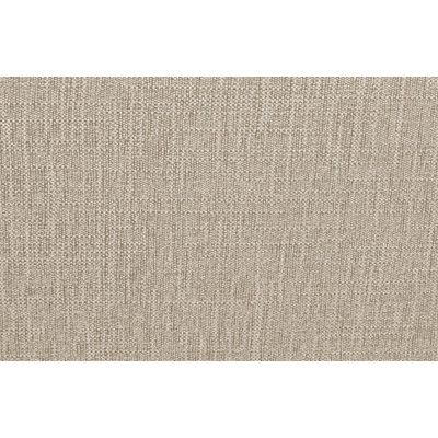 Grand lit traditionnel avec placage en bois, tissu beige et capitonnage élégant pour un style de chambre intemporel. (Matelas non inclus)