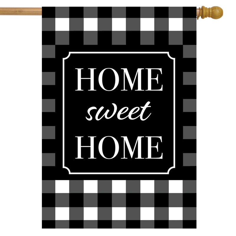 Drapeau de maison Home Sweet Home