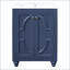 Meuble-lavabo moderne 24 po avec motif orné et charnières à fermeture en douceur