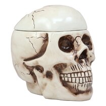 Halloween Skull Air Tight Ceramic Cookie Jar – Animi Causa