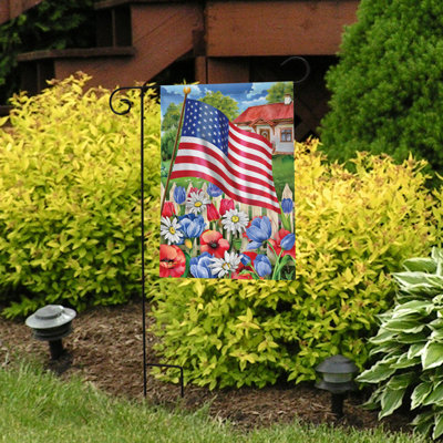 Drapeau de jardin d'été Americana Garden