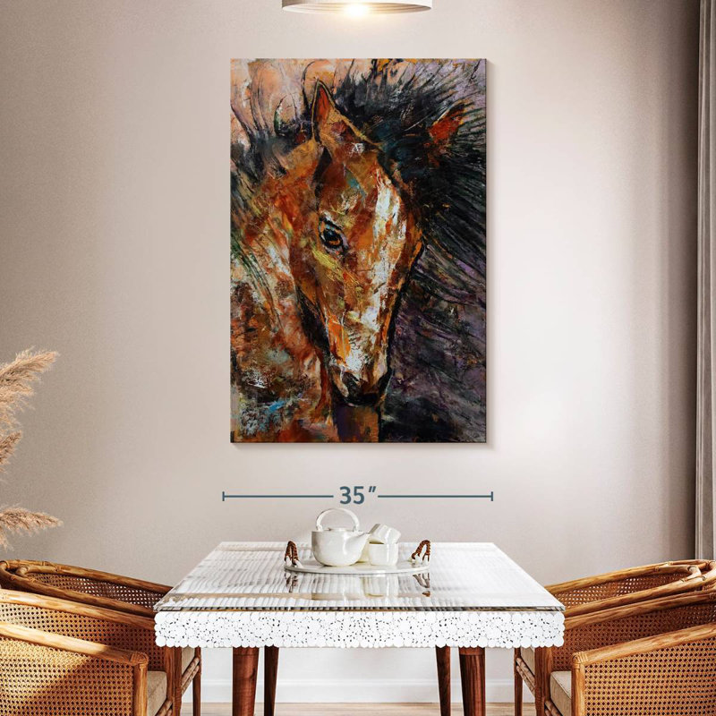 Brampt Colt Horse, 51" H x 34" W