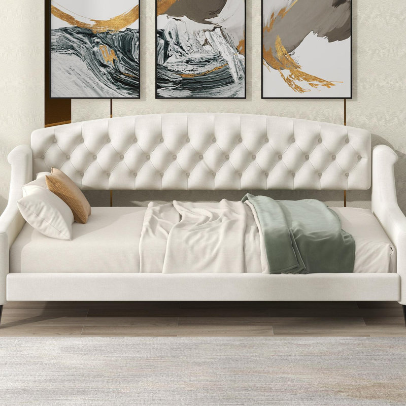 Lits, Beige, Simple