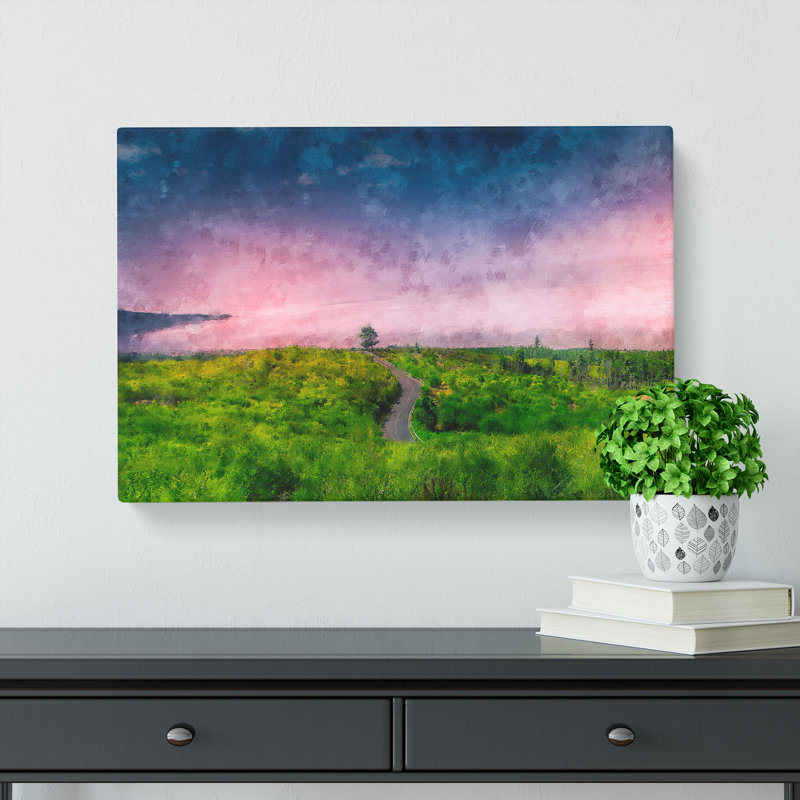 Driving Through Tenerife Painting - Wrapped Canvas, 35cm H x 50cm W x 3cm D