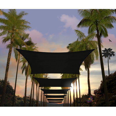 Amgo Customize Rectangle Shade Sail - 200 GSM, 95% UV Blockage with Hardware Kit