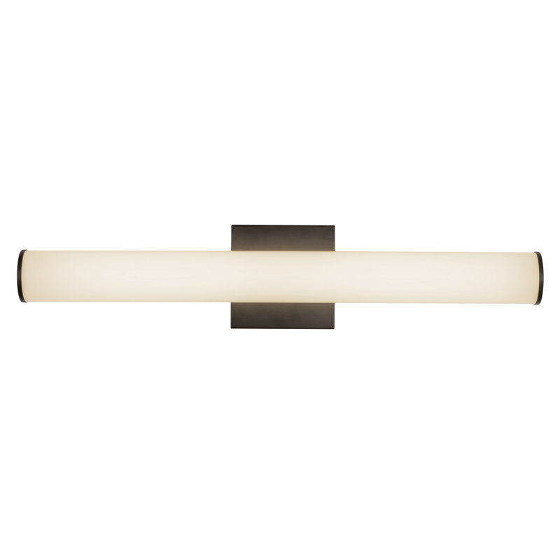 Rico 24-in Black dimmable LED Wall Sconce, Matte Black