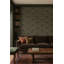 Shadow Leaf Damask - Smoke Room Wallpaper